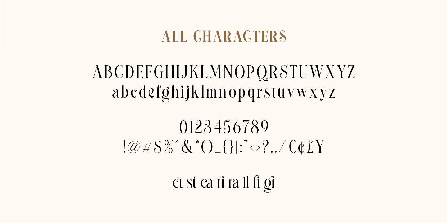 Example font Madegra #2